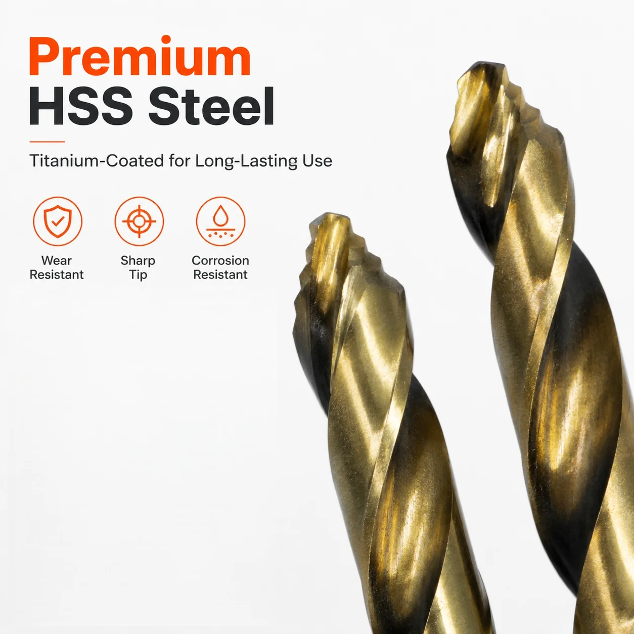 6.5mm Step Twist Drill Bit Single Piece Sharp Step Tip Efficient Chip Removal Drilling Accessory for Household Industrial Use