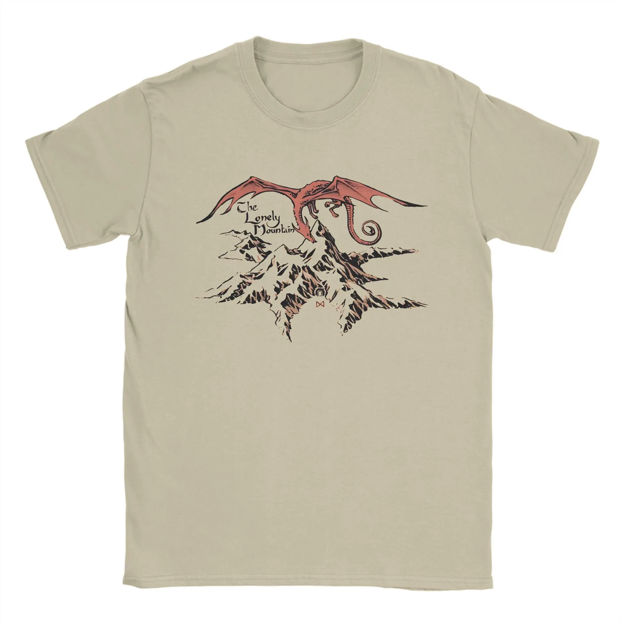 Camiseta de algodón 100% para hombre, diseño de meme de Los Señores de los Anillos, cuello redondo, talla grande, venta al por mayor