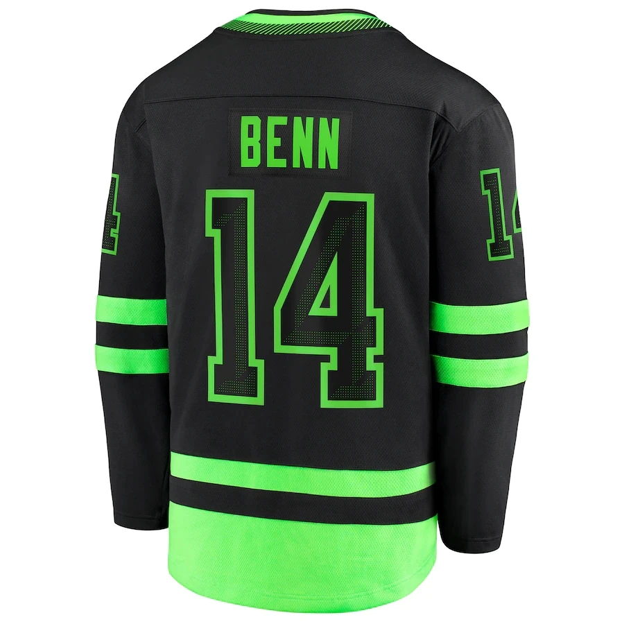 2025 Custom Embroidery Dallas Hockey Jersey Men Women Youth Kelly Green Ice Hockey Uniform