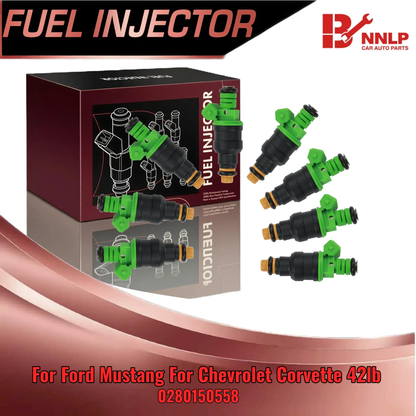 

Набор из 8 топливных форсунок для Ford Mustang для Chevrolet Corvette 42 фунта 0280150558