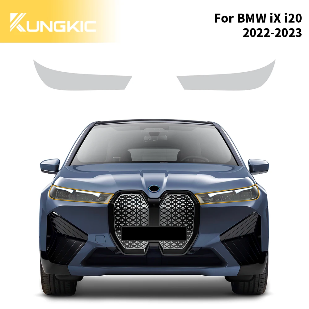 for BMW IX i20 2022 2023 PPF Car Paint Protection Film TPU Pre Cut Transparent Clear Headlight Rear View Mirror Sticker