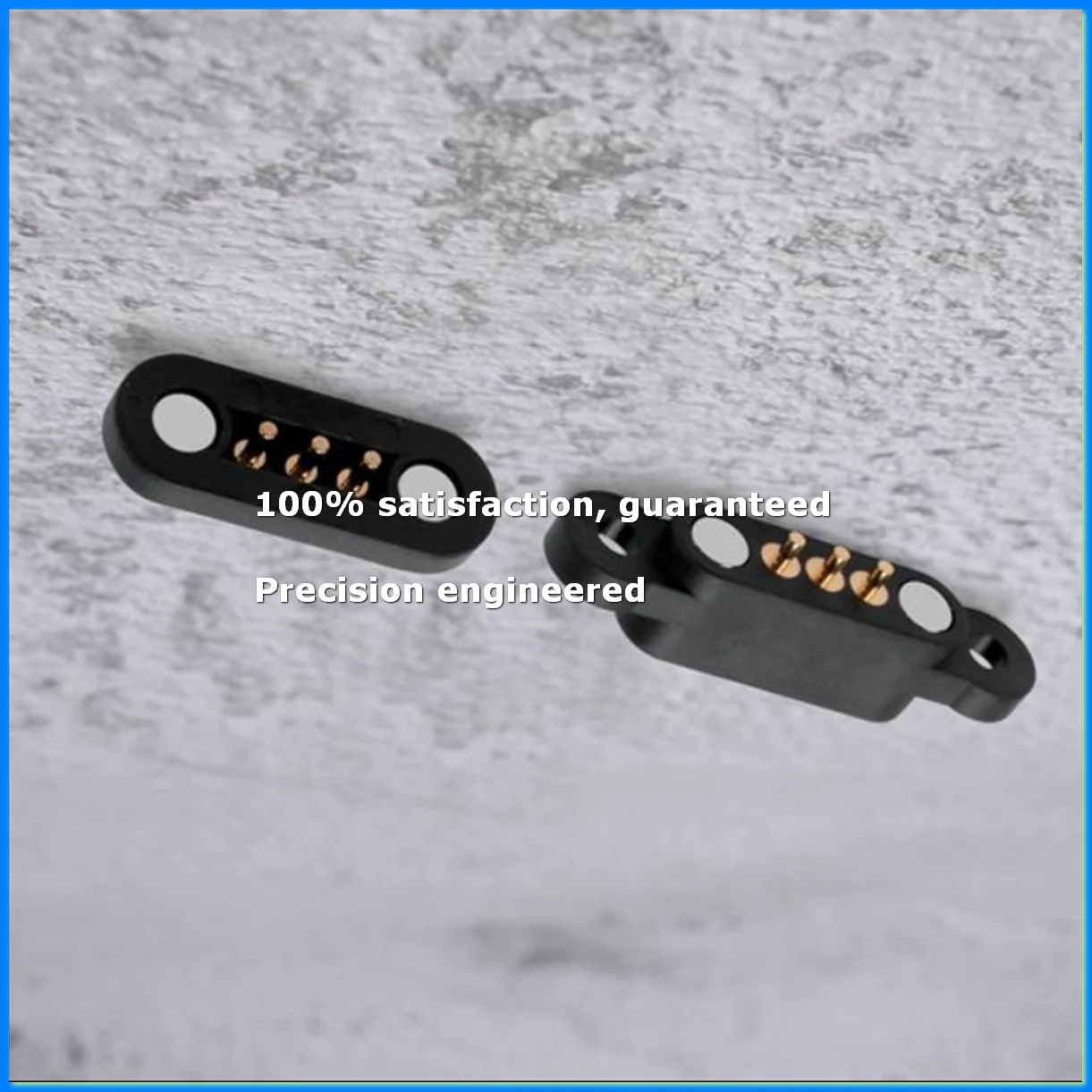 

20Pairs 3Pin Spring Loaded Magnetic Pogo Pin Connector 3 Positions Magnets Pitch 2.3MM Through Holes Male Female Probe-A62I