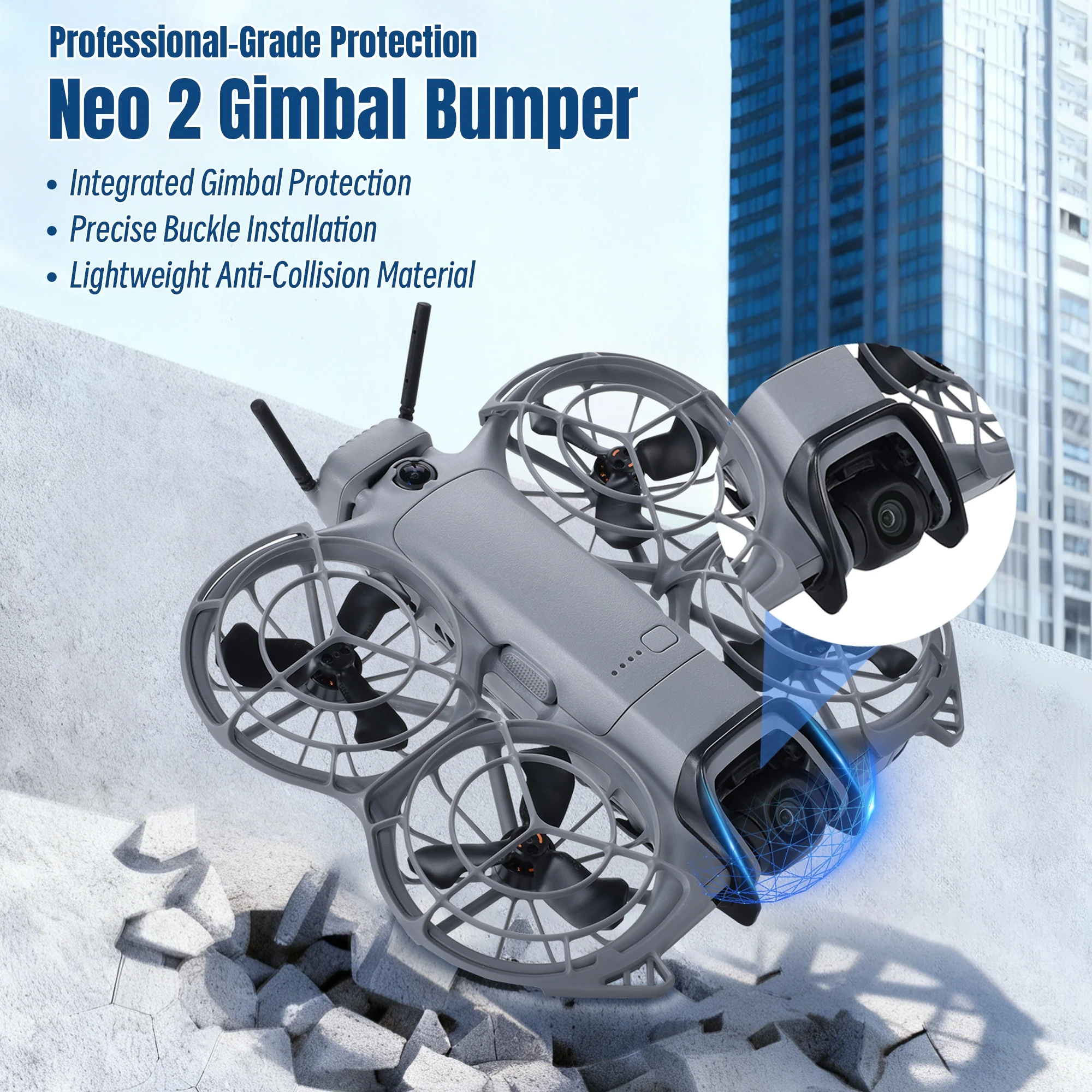 For DJI NEO 2 Gimbal Bumper Professional-Grade Protection