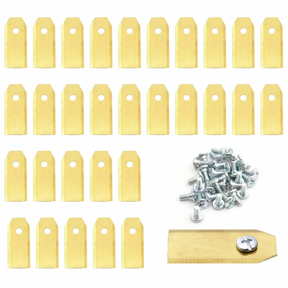 9/18/30 Stück Ersatzmesser Rasenmähermesser 43mm Teile für Roboter-Rasenmäher Set Garten Rasenmähermesser Zubehör – Detail 10