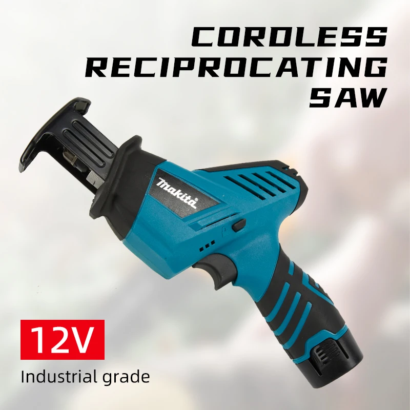 

Makita Cordless Brushless Electric Reciprocating Saw Rechargeable Wood Metal Cutting Saw Portable Saw 12V Power Tool