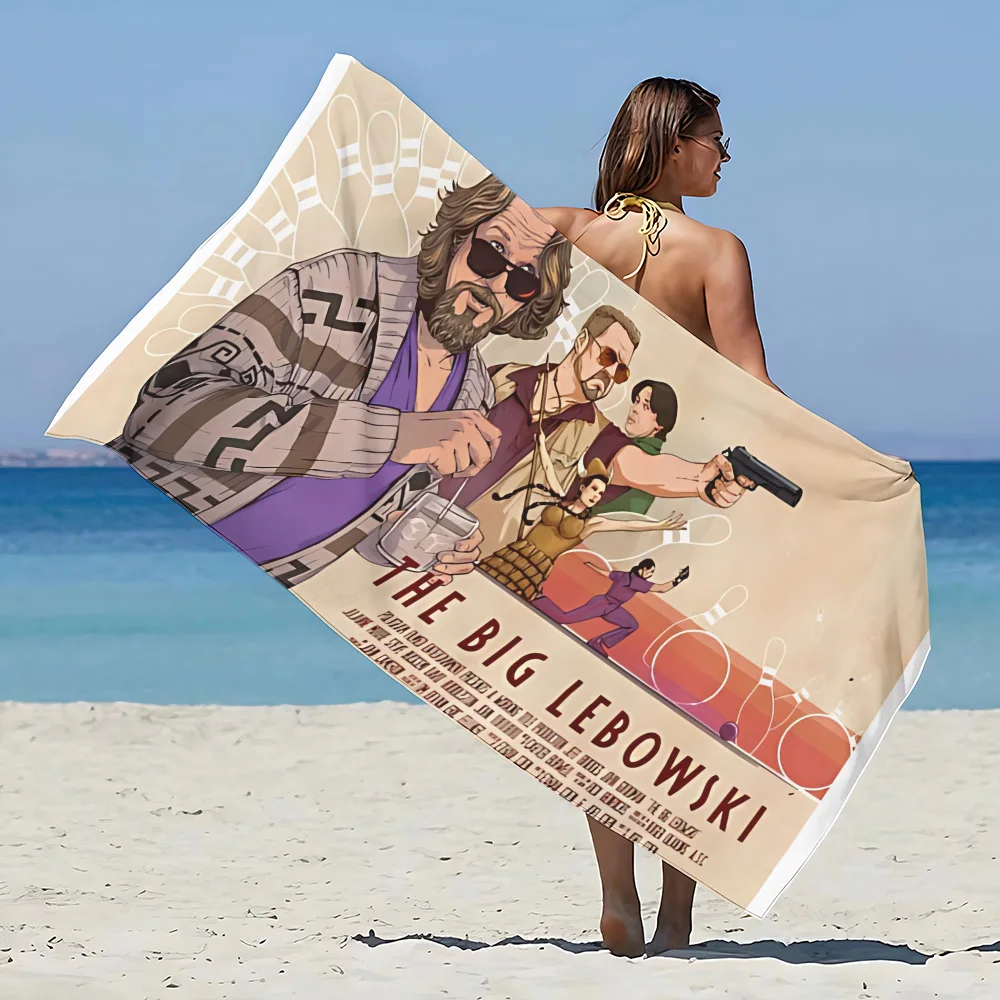 Film HD das große Lebowski Strand tuch Mikro faser Sand frei schnell trocknen weiche sand dichte Pool Handtücher Geschenk für Frauen reisen