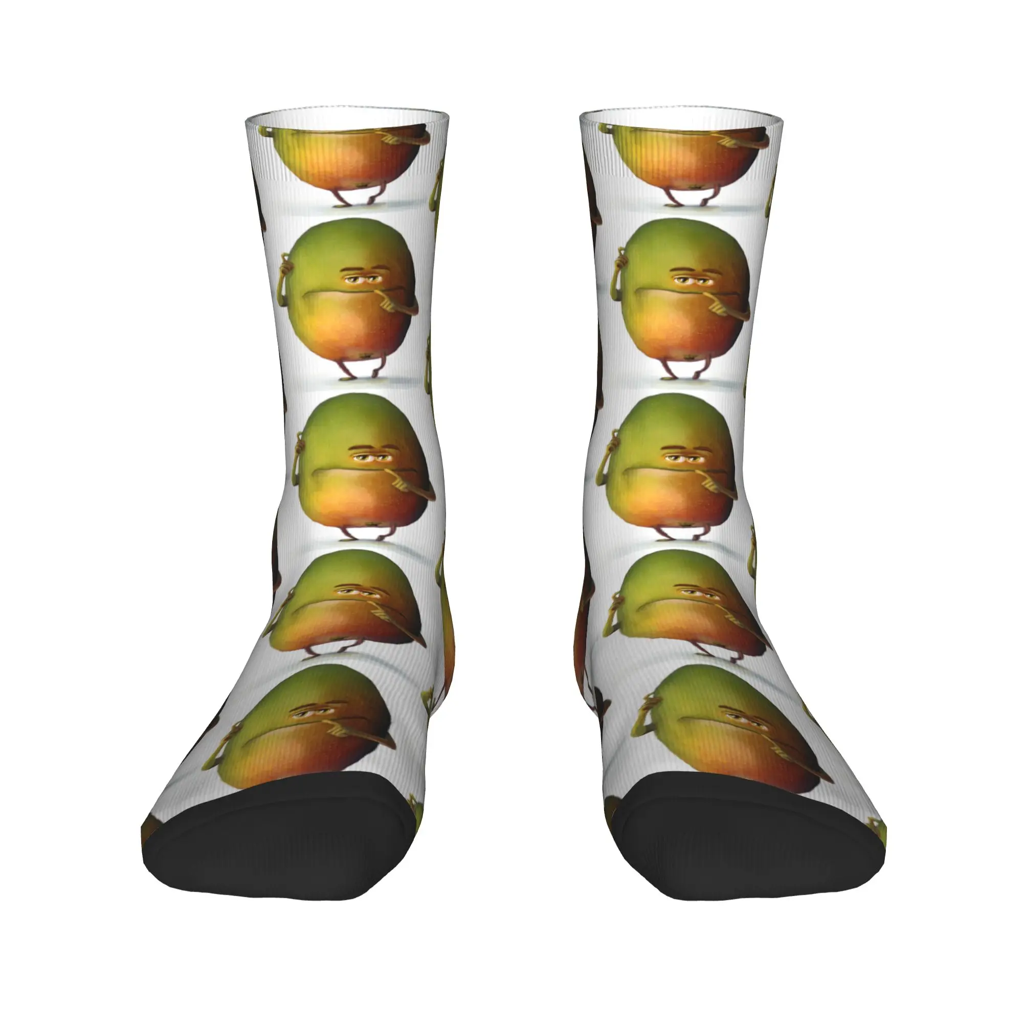 مضحك سخيف AI المانجو الجنرال Z ميمي الدماغ الفكاهة الفاكهة عشاق جوارب الكبار الرجال الجوارب جوارب ناعمة الخريف عدم الانزلاق نمط الجوارب