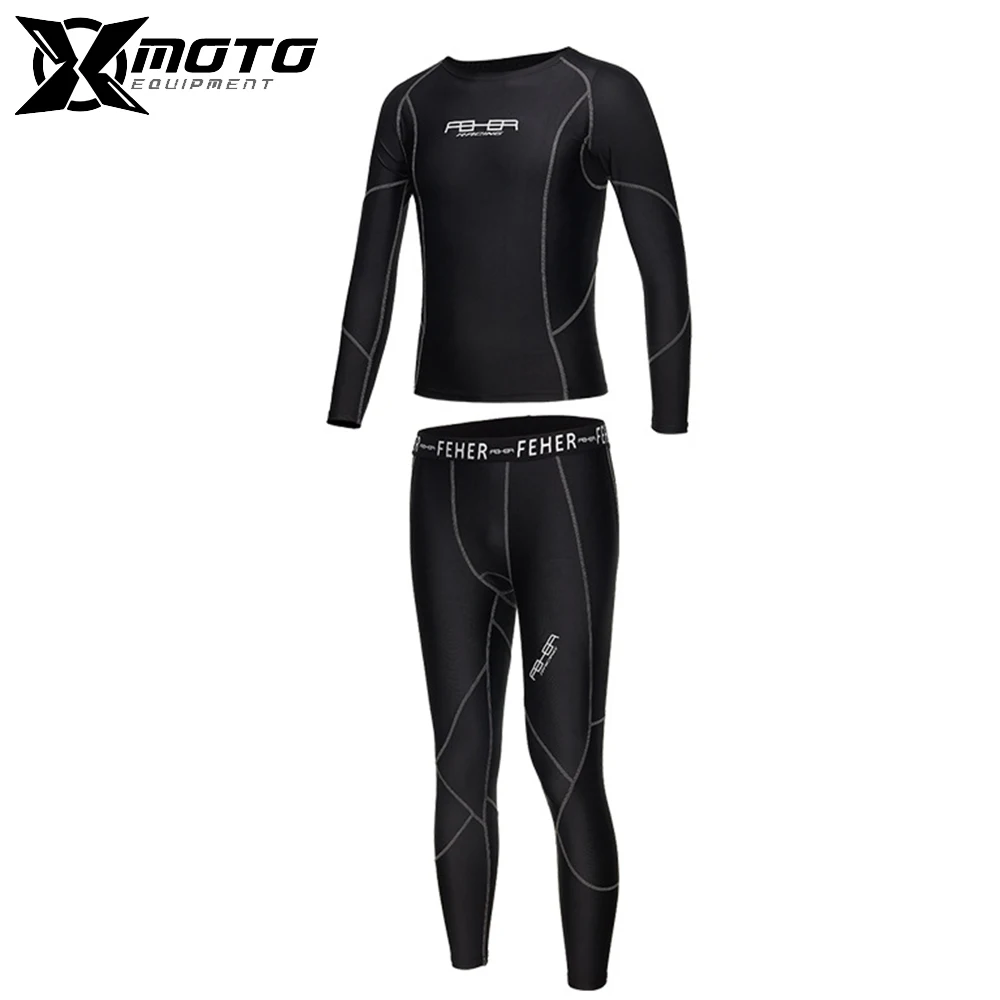 

Motorbike Riding Clothing Motorcycle Fitted Tights Suit Motocross Riding Perspiration Breathable Quick Drying Clothes