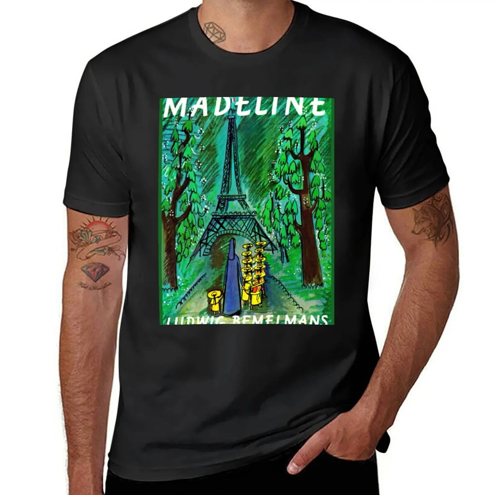 Madeline Vintage Children's Book Cover T-Shirt tops aesthetic clothes vintage customs design your own men graphic t shirts