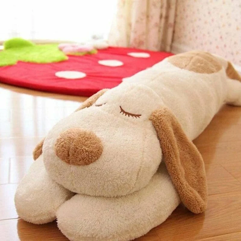 

Giant Puppy Pillow 100cm Up Jumbo Dog Body Doll Stuffed Floppy Ears Plush Toy Animal 39" Up