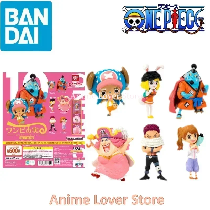 

Bandai Original One Piece Gashapon Devil Fruits Vo.10 Chopper Jinbe Carrot Katakuri Linlin Pudding Anime Figure Toys for Kids