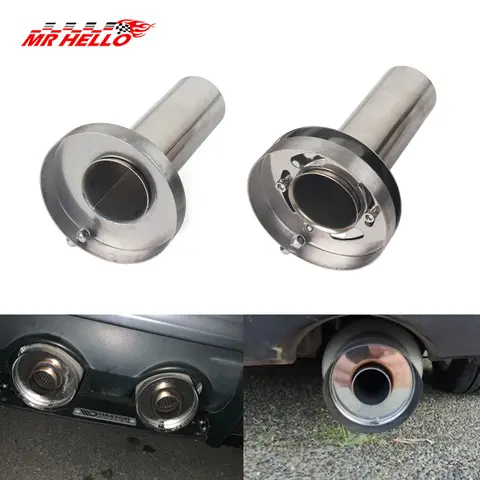범용 조정 가능한 자동차 스테인레스 크롬 배기 머플러 소음기, 85mm 3.5 인치, 98mm, 4 인치, 110mm, 4.5 인치 범용 조정 가능한 자동차 스테인레스 크롬 배기 머플러 소음기, 85mm 3.5 인치, 98mm, 4 인치, 110mm, 4.5 인치