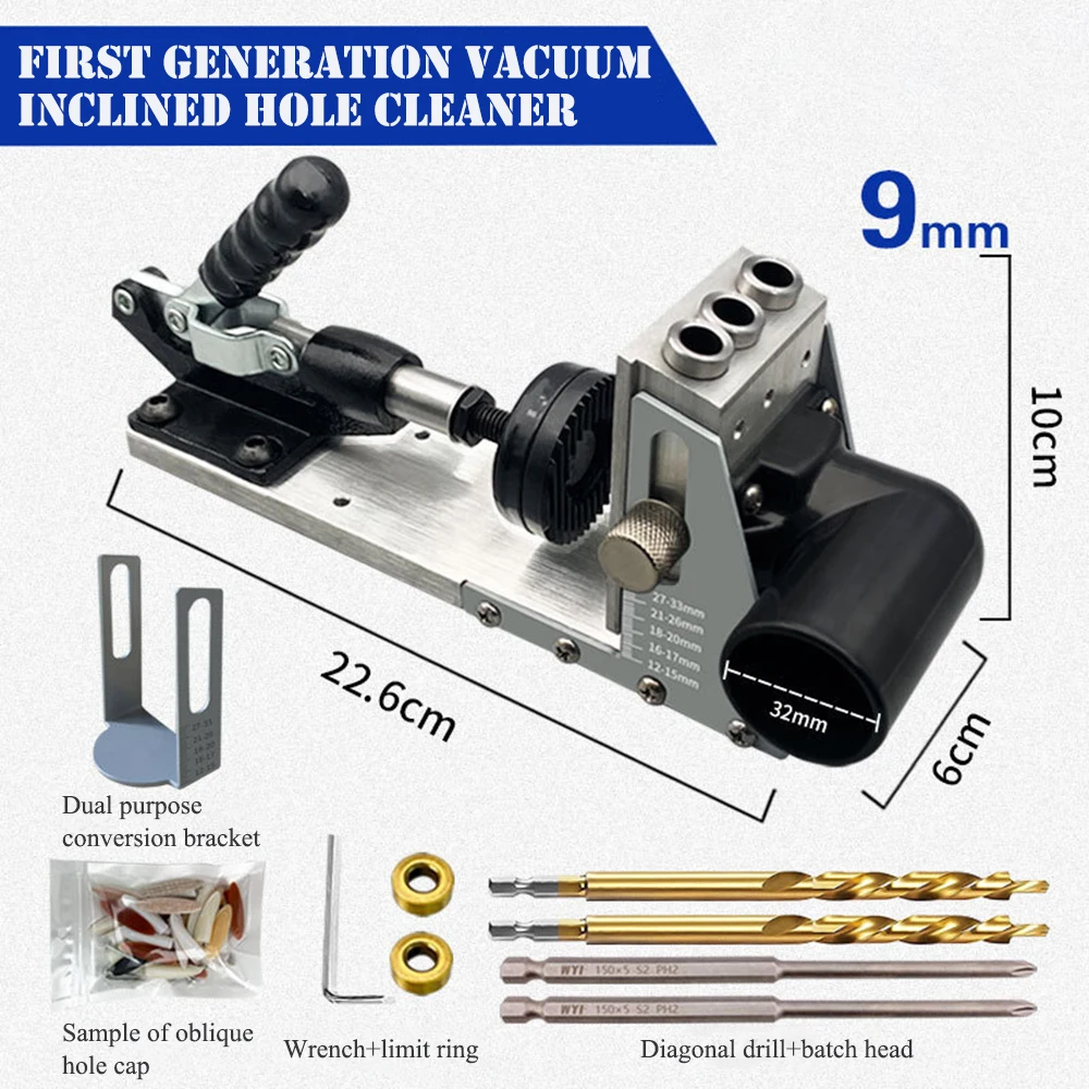 Multifunctional Inclined Hole Opener Stable Oblique Hole Locator Maker For DIY Wood Project