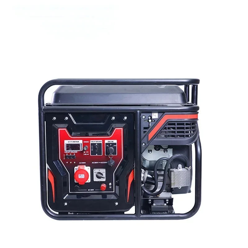 Wholesale Small 50/60HZ 110V 220V 380V 3KVA 4KVA 6KVA Outdoor Manual Start Petrol Gasoline Generators