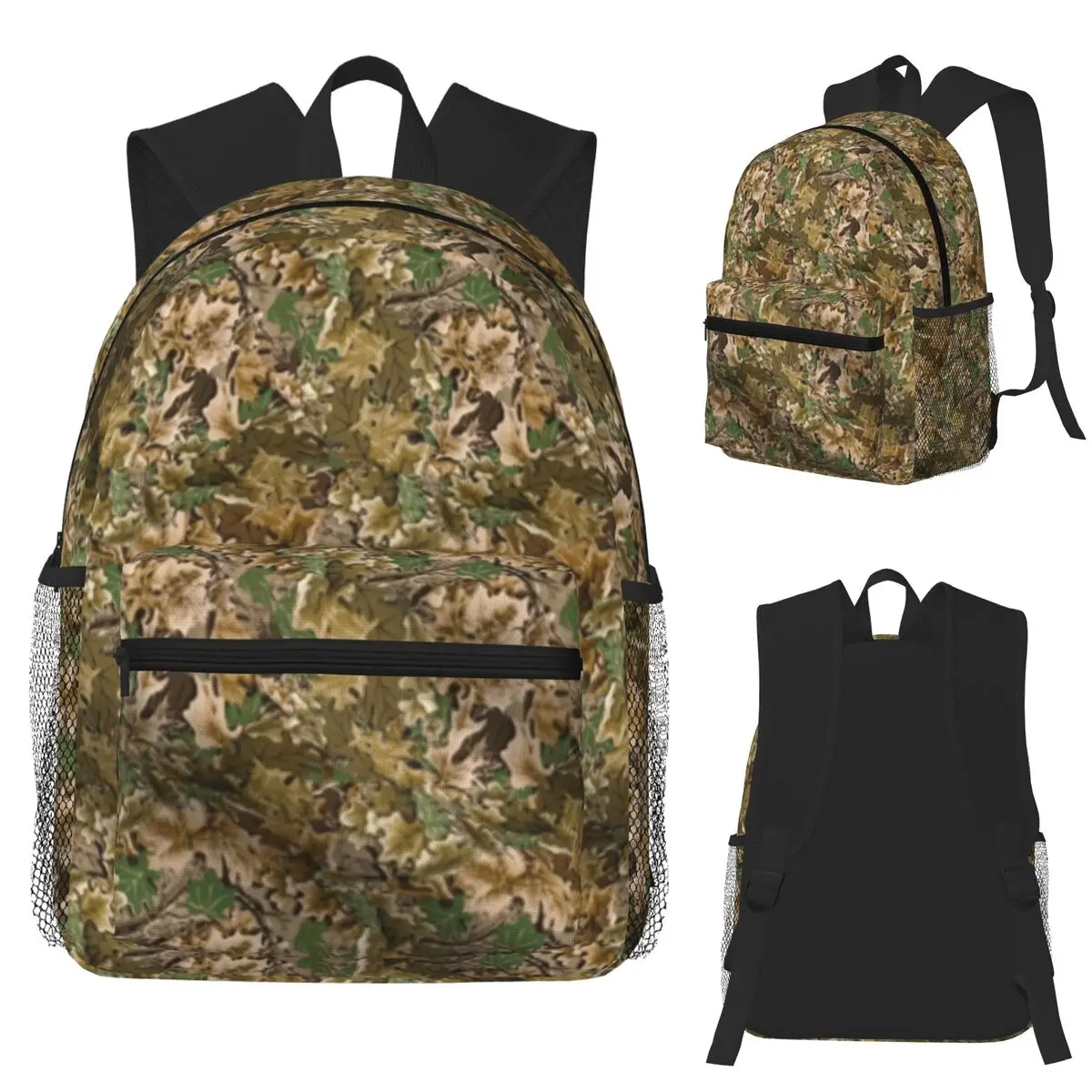 

Real Tree Student Backpack School Bag Hiking Travel Daypack for Boys Girls Bookbag Shoulder Bags