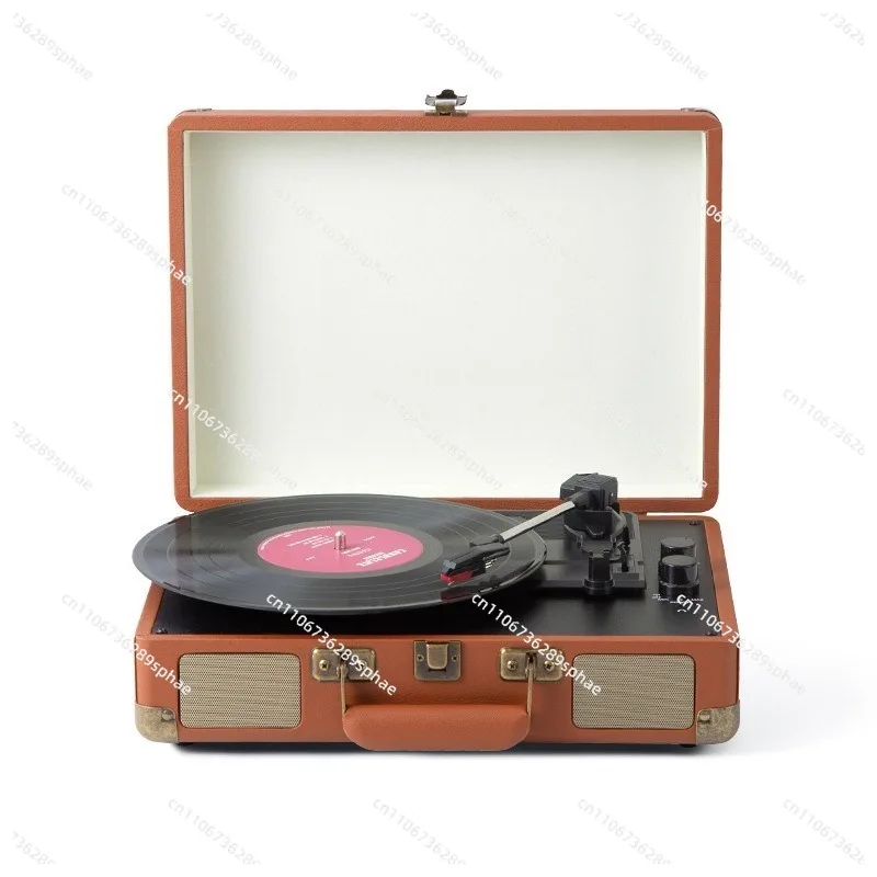 Portable vinyl bluetooth multi-function speaker factory retro phonograph portable record player