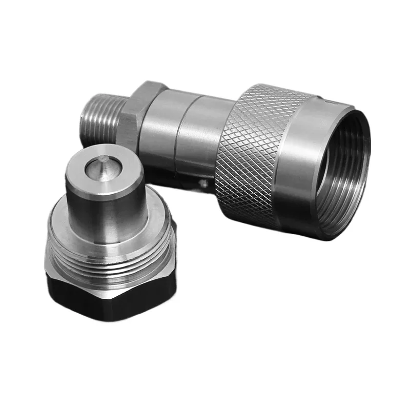 

KZE-B Ultra-high Pressure Thread Locking Type Hydraulic Quick Connector Jack Oil Pump YouTube Quick Connector High Pressure