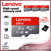 Lenovo 2TB Real Capacity Micro TF SD Card 512GB 256GB SD Memory Card 1TB Cartao De Memoria 128GB For Sony Nintendo Switch Camera