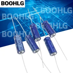 10PCS VX series imported axial polarized filter electrolytic capacitor 50v 47uf 6X16mm