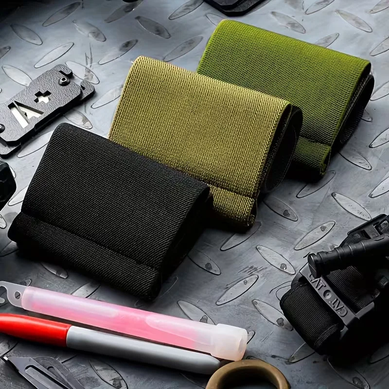 Stretchy Horizontal Tactical Tourniquet Retention Pouch with Belt Loop for Emergency Medical Gear First Aid Kit Carry Sleeve