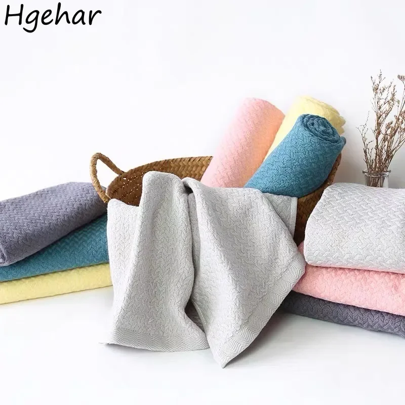 35x35cm Face Towels Simple Tender Home Bathroom Skin-friendly Super Absorbent Quick Dry Cotton Soft Various Colors Pleated New