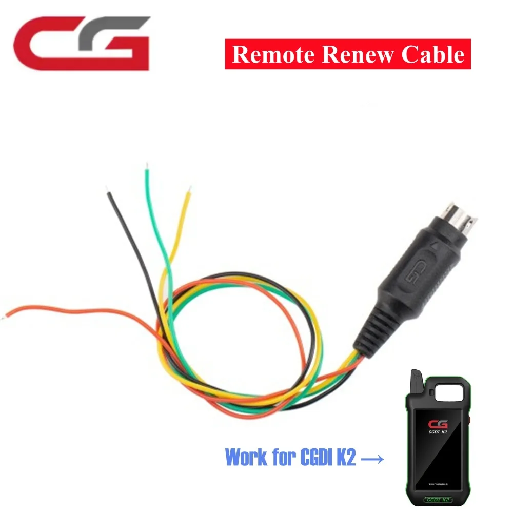 CGDI K2 Remote Renew Cable Unlock Key Remote and Read Write Transponder Data