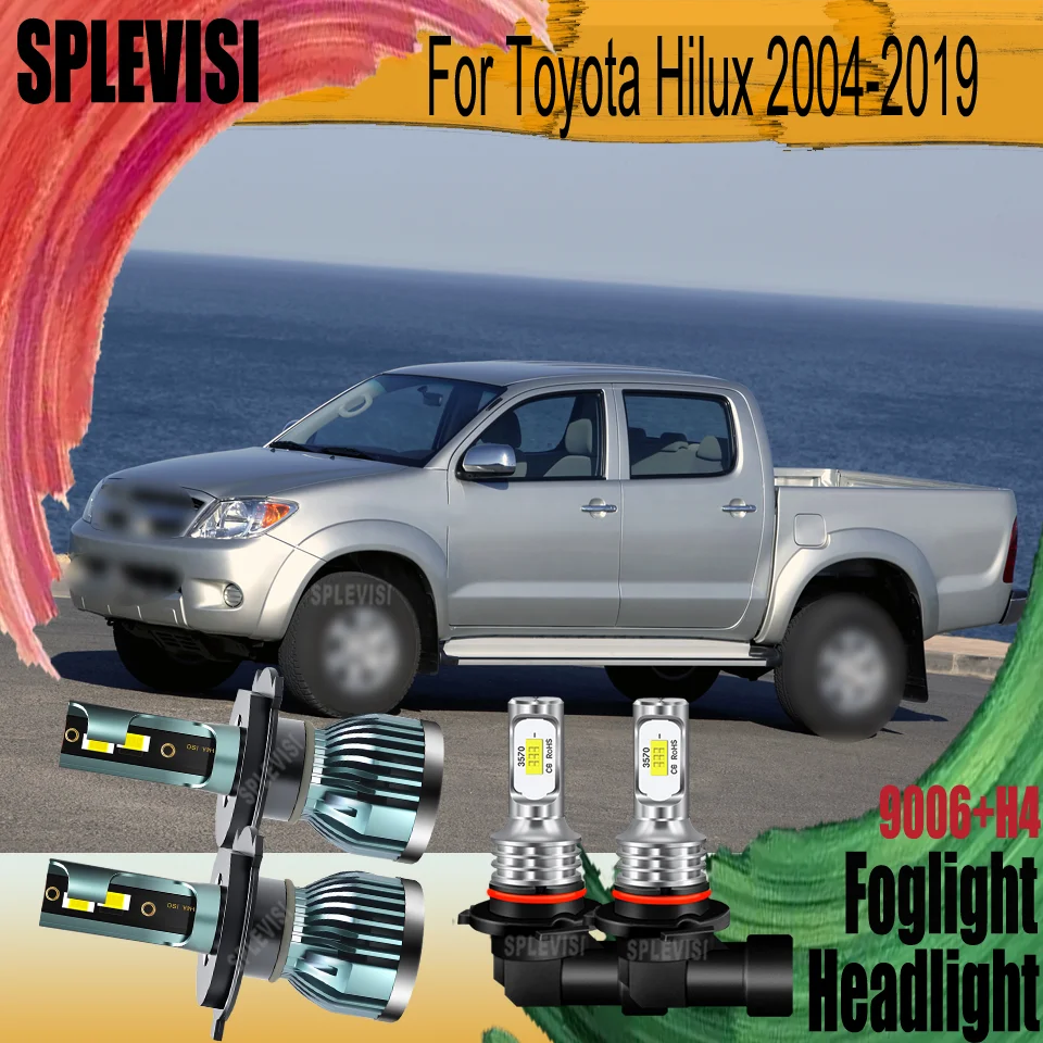

Waterproof IP68 Energy Saving Headlight Foglight For Toyota Hilux 2004 2005 2006 2007 2008 2009 2010 2011 2012 2013 2014-2019