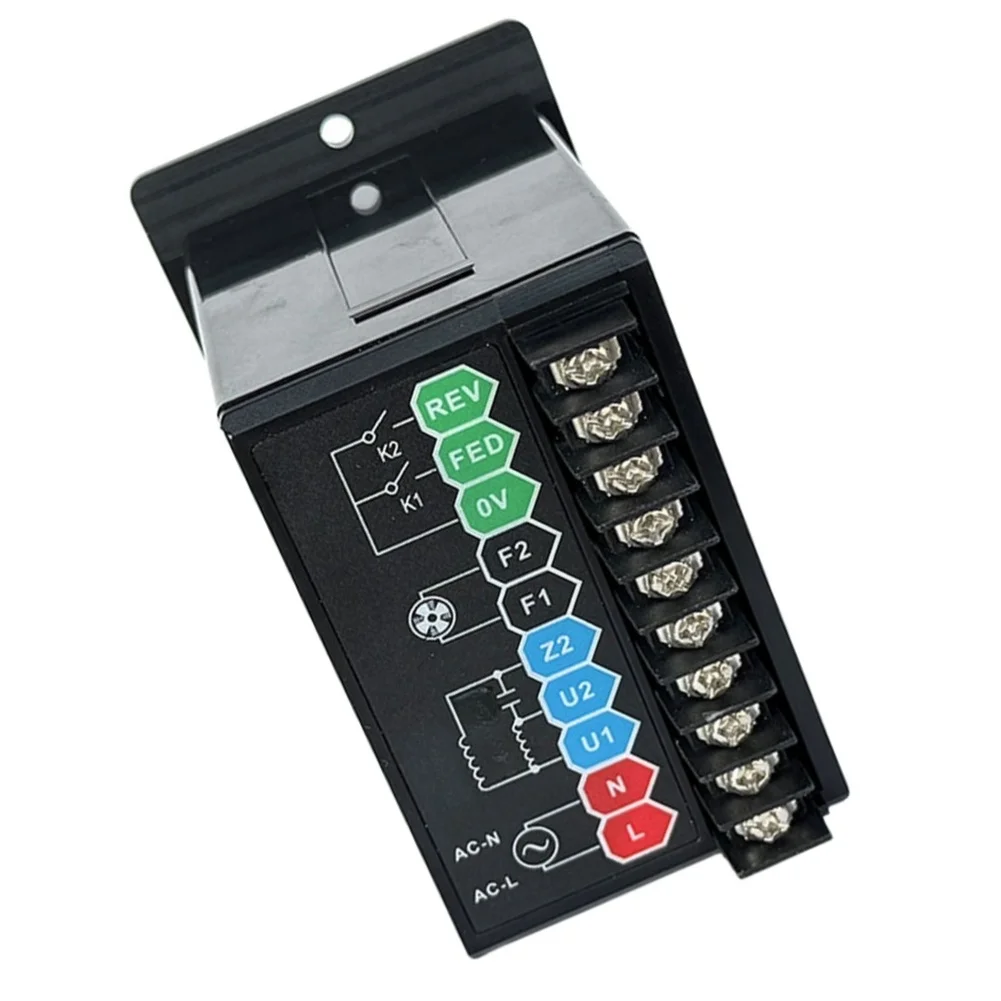 Digital Torque Speed Controller for 220V 240V AC Motors 6W to 90W Gear Reduction Drive Forward Reverse Rotation