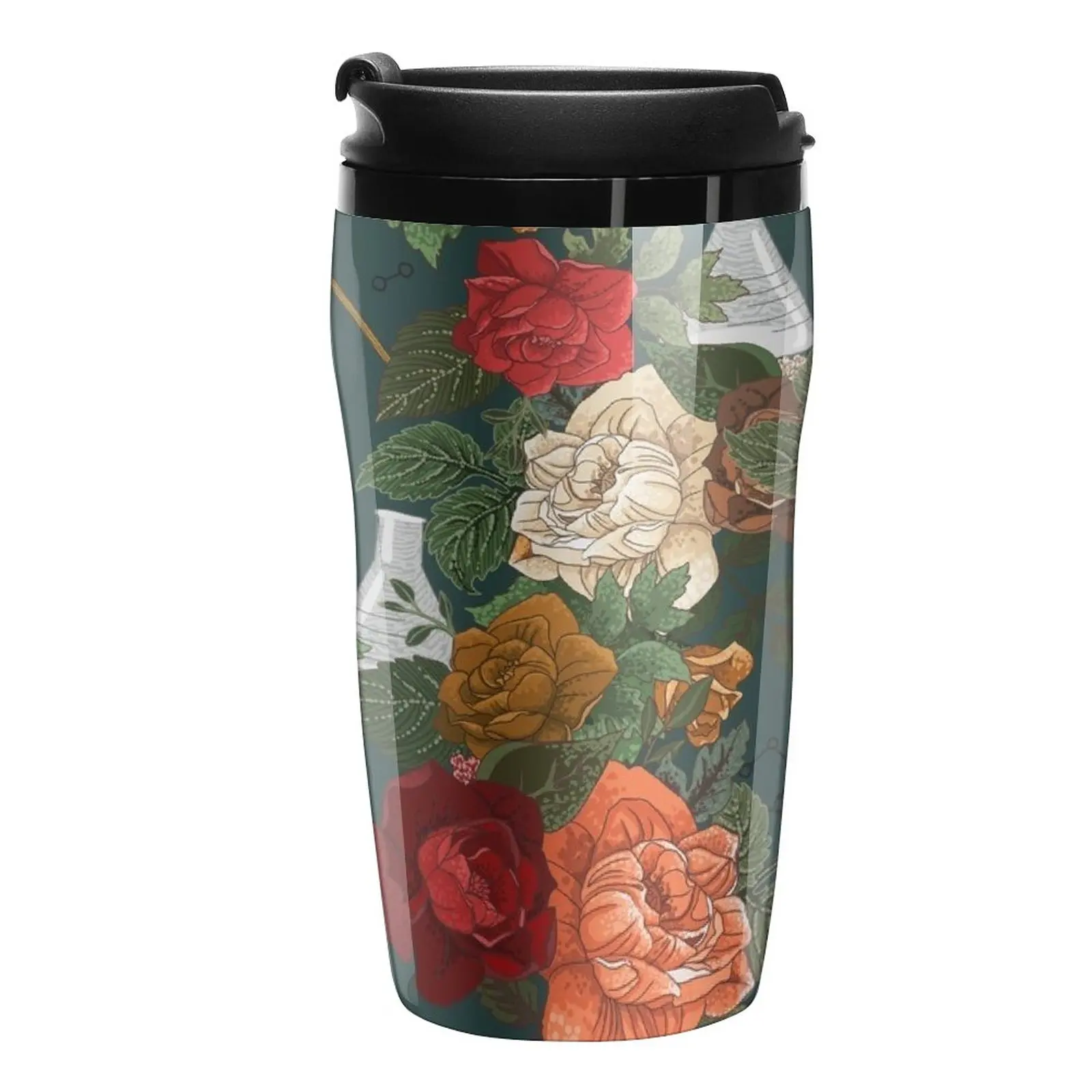 

New Chemistry Floral Travel Coffee Mug Glass For Coffee Mug Coffee Cup Beautiful Tea Mugs Coffe Cups