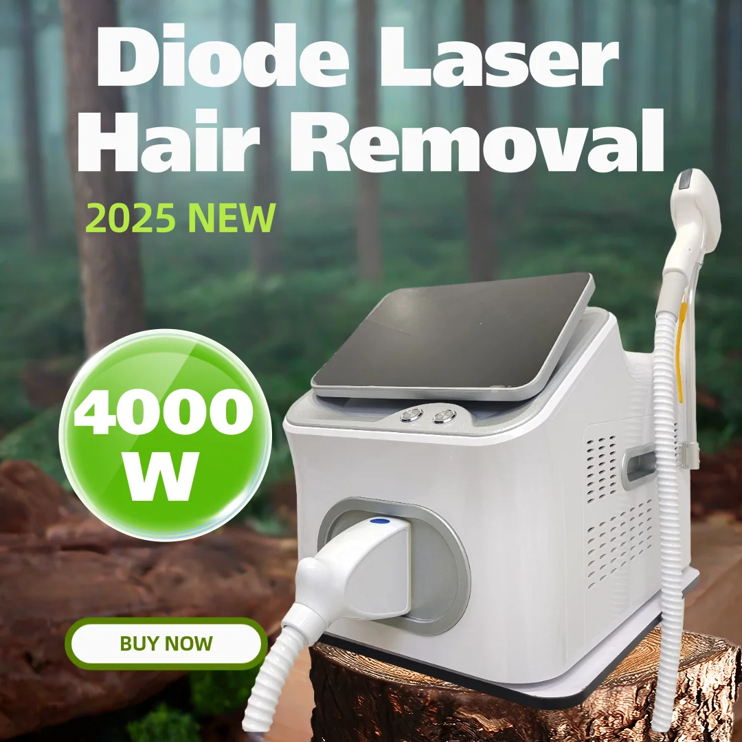 

Сертифицированный CE диодный лазер для удаления волос 4000 Вт 808 755 940 1064 нм ледяной титан портативный перманентный эпилятор для тела и лица