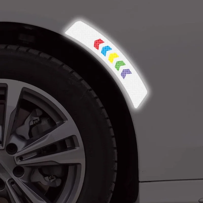 

Креативная персонализированная наклейка против царапин-колесо автомобиля, брови, крыло, светоотражающая предупреждающая полоса, мод