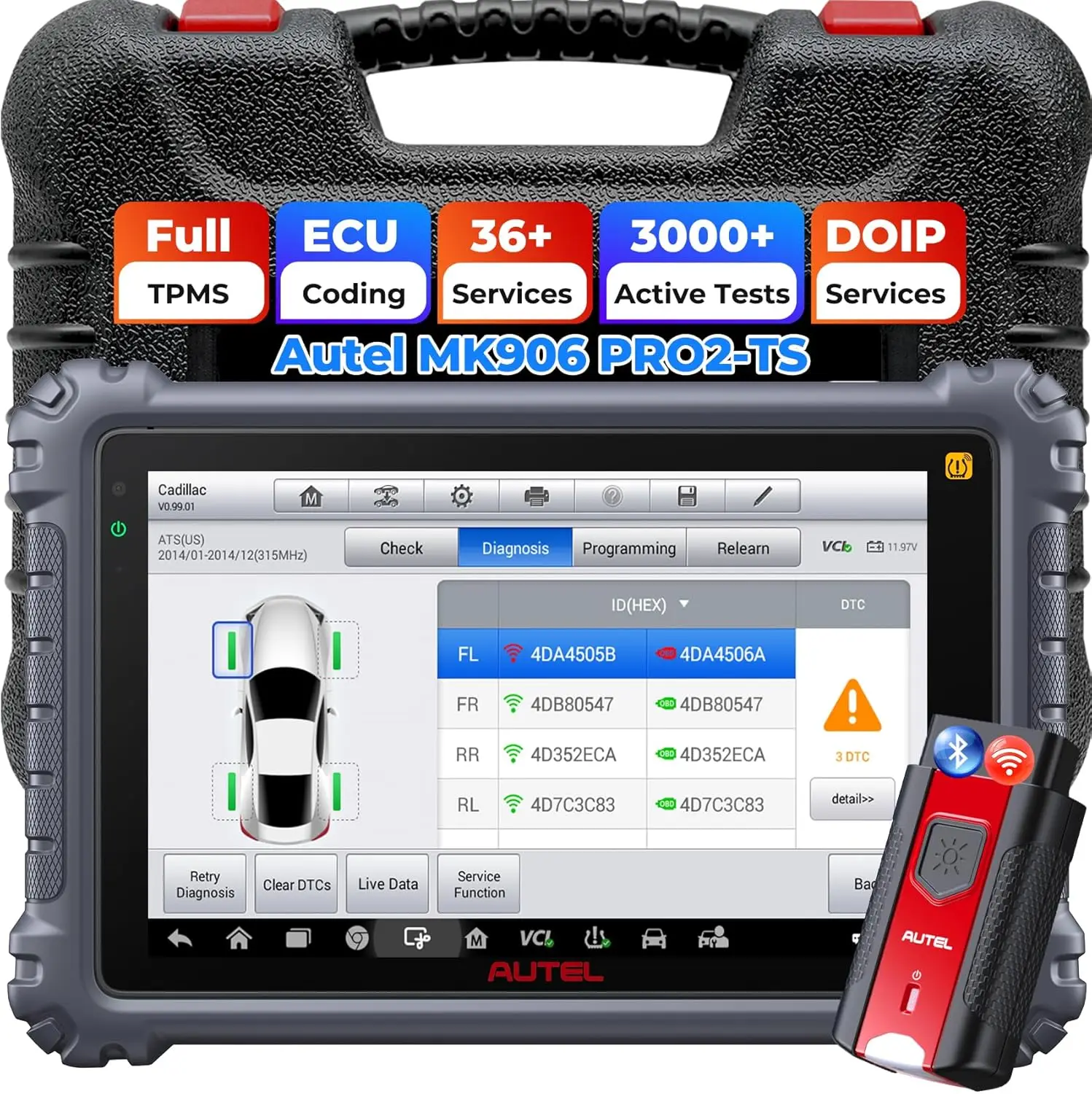 Autel スキャナー MaxiCOM MK906 PRO2-TS 診断ツール ECUコーディング 