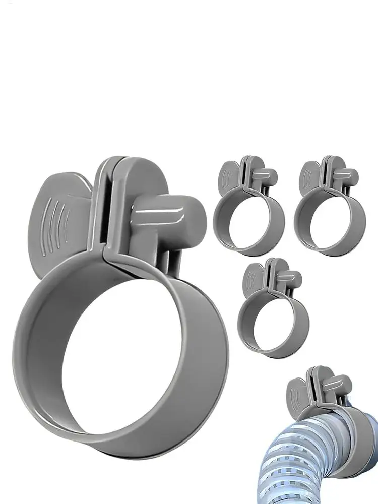 4pcs 1-1/4 Inch Plastic Pool Hose Clamps For Secure Pool Connections For Intex Ground Swimming Pool Accessories