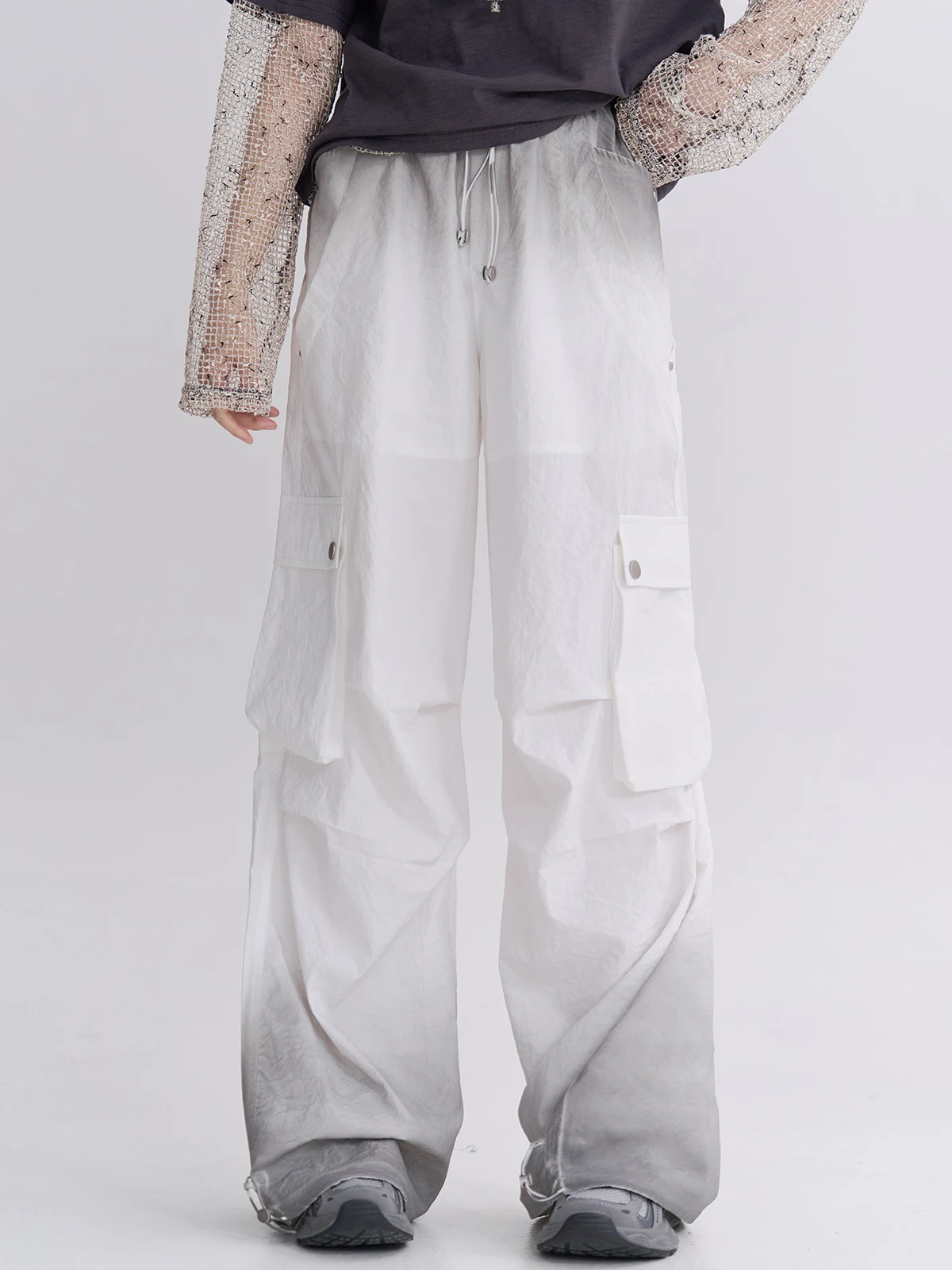 

adient Dir Pants Workwear Trousers Women's Spring Autumn Loose Wide Leg Long Pants Casual Comfortable Breathable Polyeste...