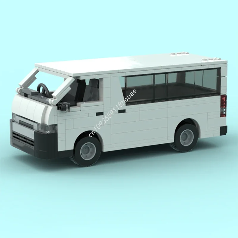 449pcs MOC Toyotass Hiace 5th generation H200 series  Building Blocks Solve the problem up creativity Christmas toy Gift