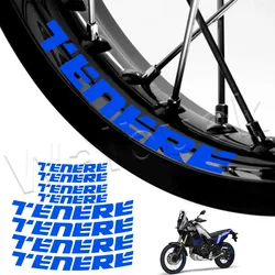 Per Tenere 660 700 1200 XTZ 700Z XT1200Z Super T 700 adesivo ruota moto Motocross bordo riflettente decalcomania accessori
