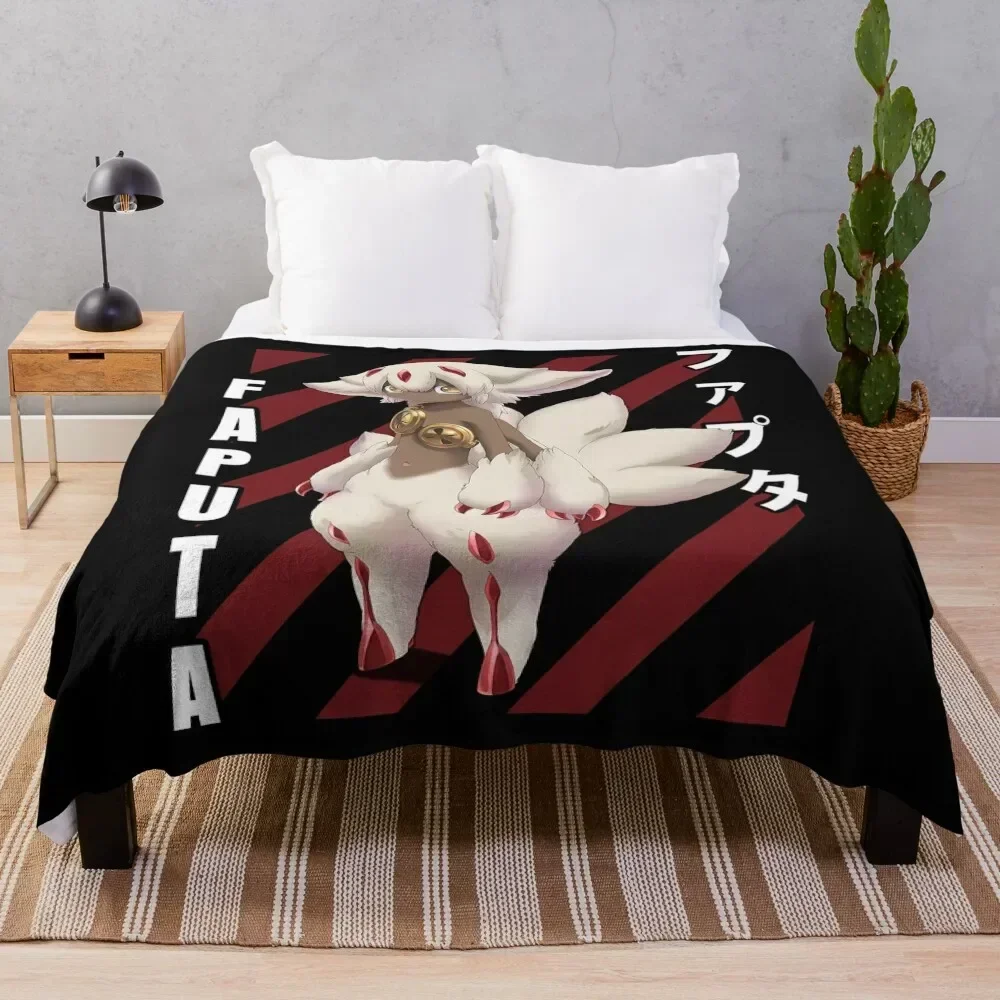 

Made in Abyss - Faputa Throw Blanket Cozy Napping Blanket Gift for Mom Dad