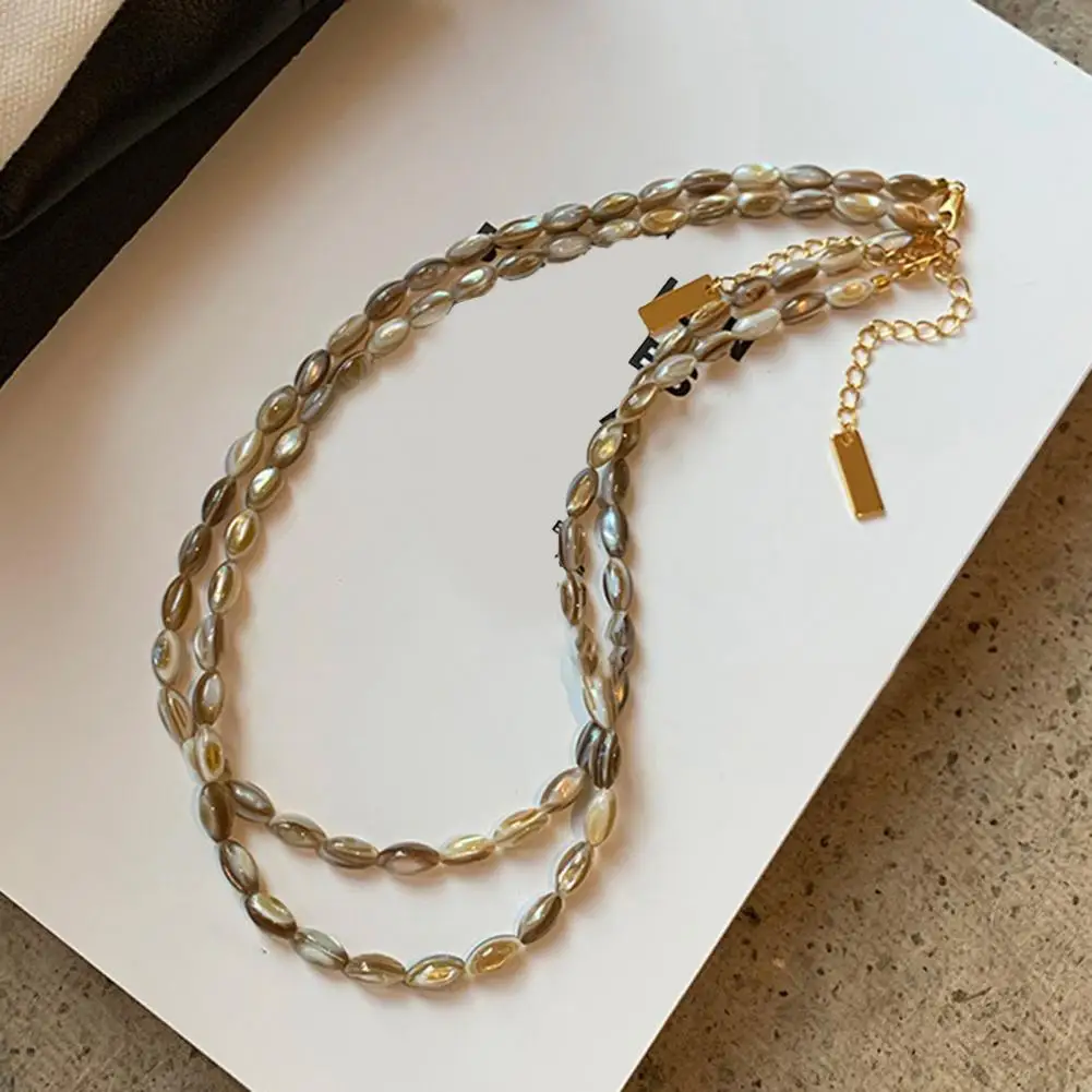 Jewelry Butterflies Pendant Necklace with Stone Photo Album Charm Necklace Adjustable Length Beads Necklace for Women Gift Stone
