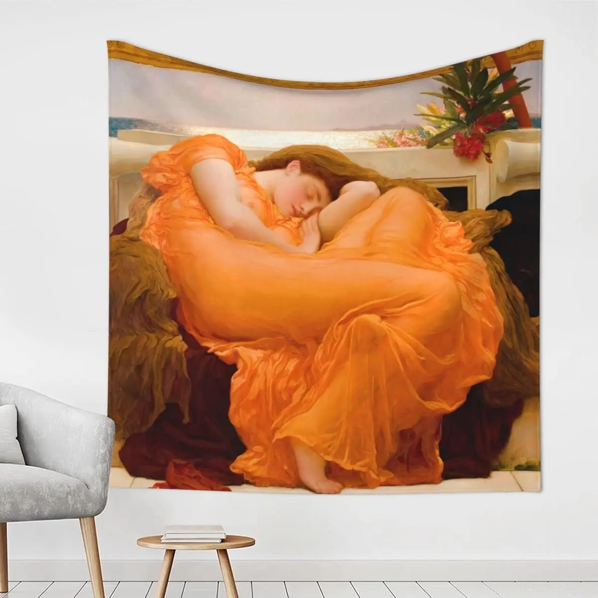 Luxury Renaissance Art Tapestry Wall Hanging Polyester Decorative Tapestry Canvas Curtain Print Room Decor