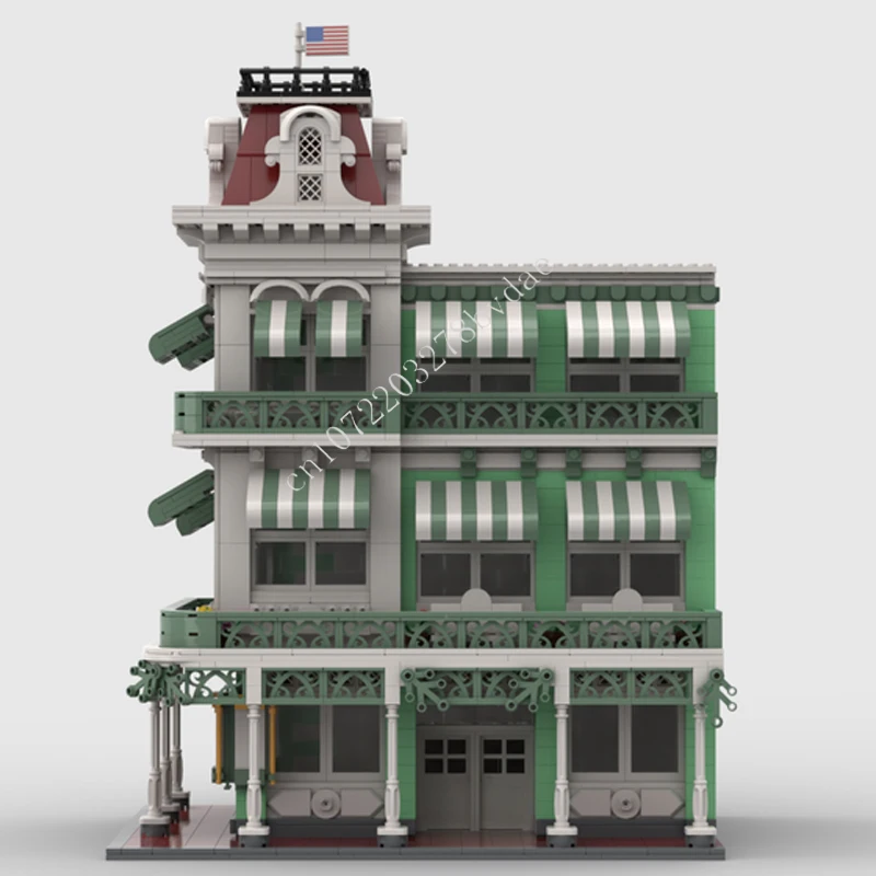 2711PCS Magic Kingdom Uptown Jeweler MOC streetview Puzzle Architecture Creative Assembly Christmas Gift Toys for Kids Ages