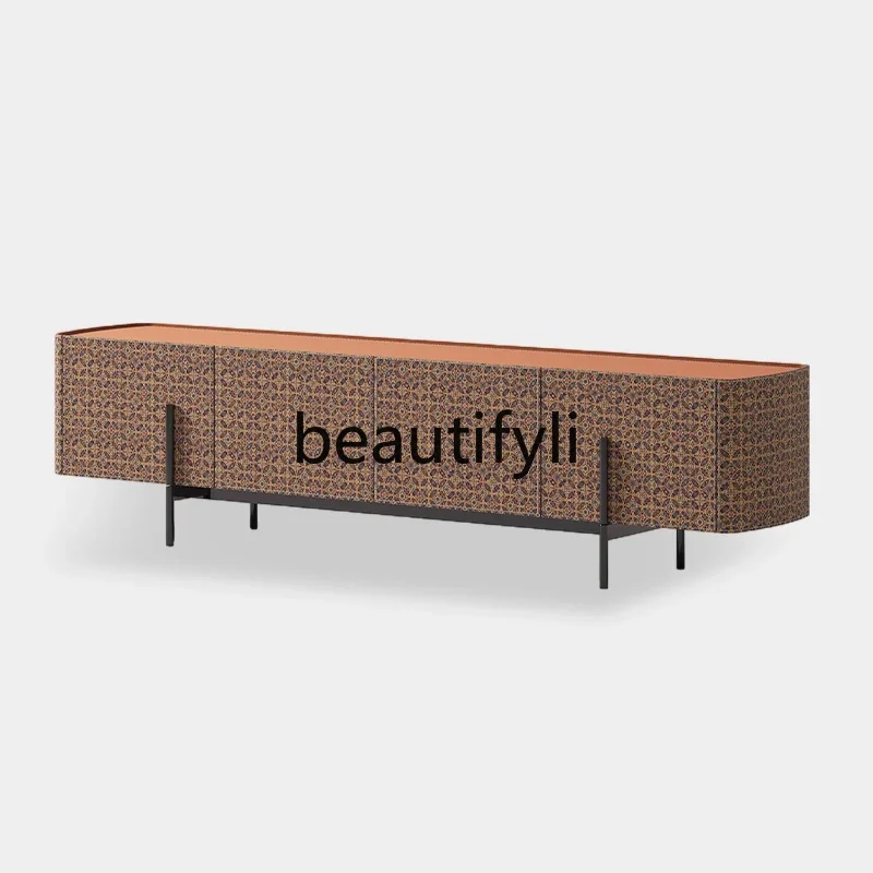 

zxqItalian light luxury high-end living room home TV cabinet 50cm high floor