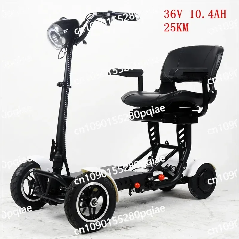 All Terrain Mobility Scooter For Adults With Large Comfortable Seat Foldable 4 Wheel Mobility Scooter Senior Disabled 500W 36V