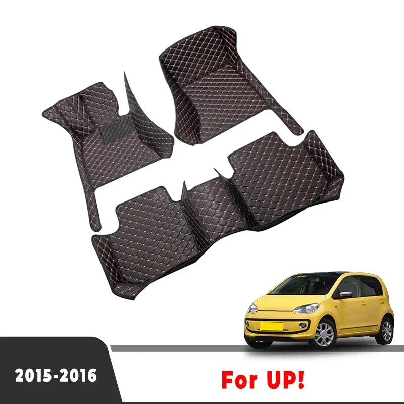 

Car Floor Mats For Volkswagen VW UP! UP 2015 2016 Carpets Interior Accessories Auto Parts Custom Covers Pedals Foot Pads Rugs