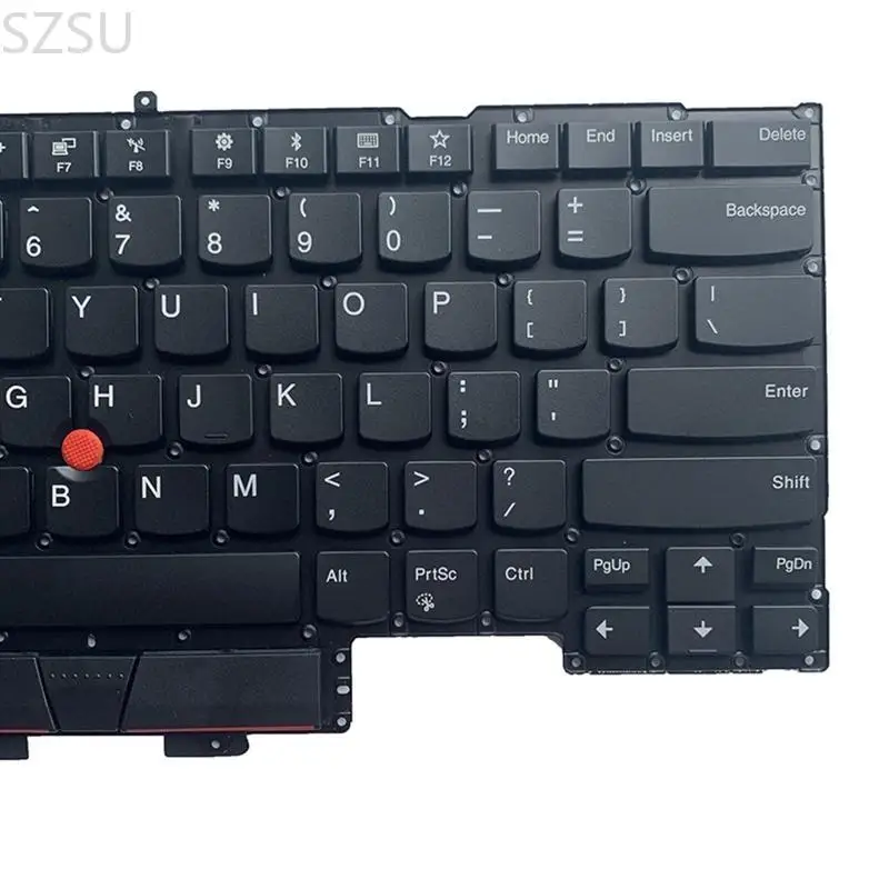 SZSU Laptop Accessories for ThinkpadX1 Carbon 5th Gen 5 2017 Replacement English Keyboard with Pointer ＆ Backlit US Layout