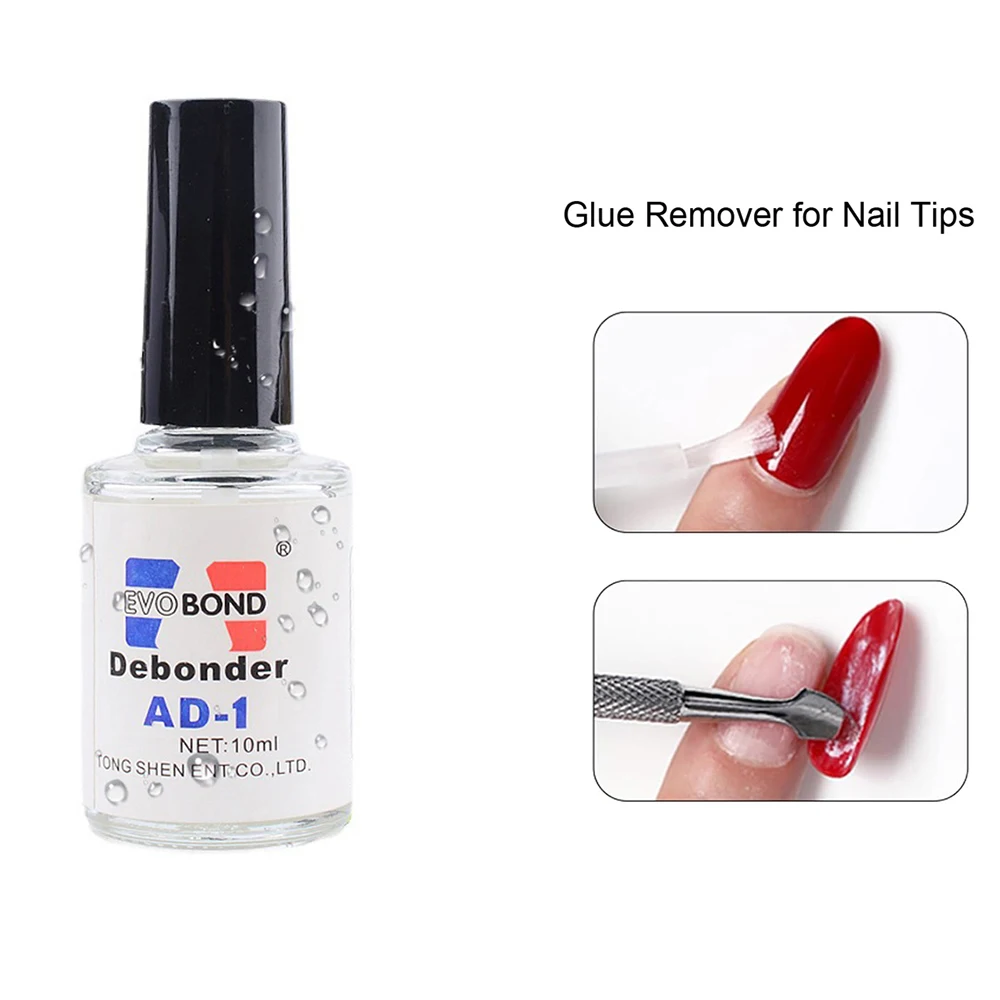 10ml/Bottle Debonder Glues Nail Art Glue Remover Gel Polish Rhinestone Remover Tools Cleaner Degreaser Liquid Gel Remove