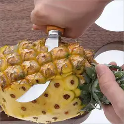 Specialized Pineapple Peeler Knife Kitchen Fruit Vegetable Peeling Stainless Steel Small Machete Tool Creative Home Peeler Knife