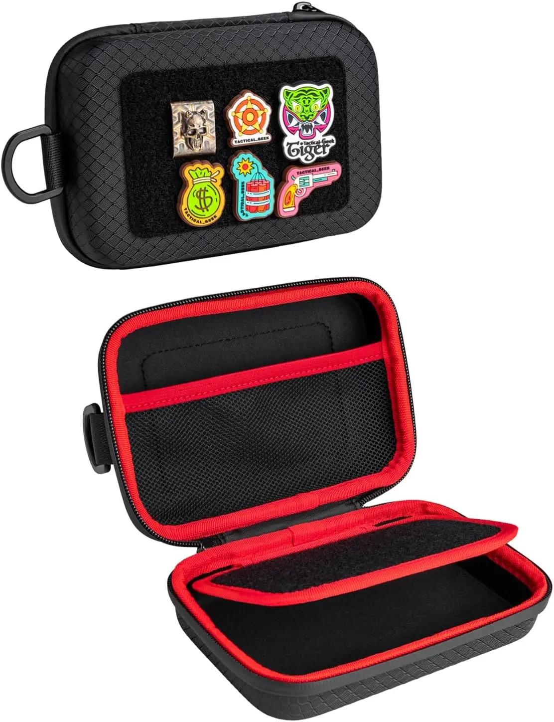 

TACTICAL GEEK EXT13 Hard Shell EDC Tool Organizer Case, Travel Tech Organizer Case Bag