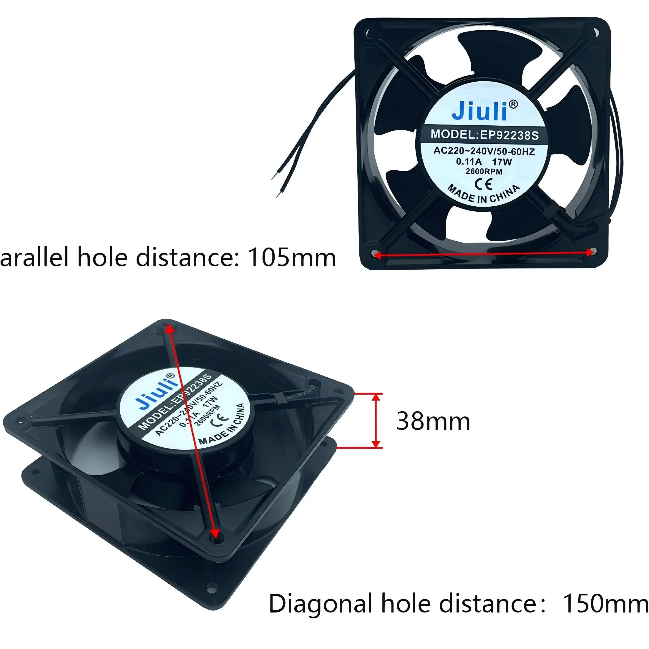 Autoclave DC BRUSHLESS COOLING FAN Radiator AXIAL FAN AC220V 50~60Hz Industrial cooling fan parts tools for melag W WOSON