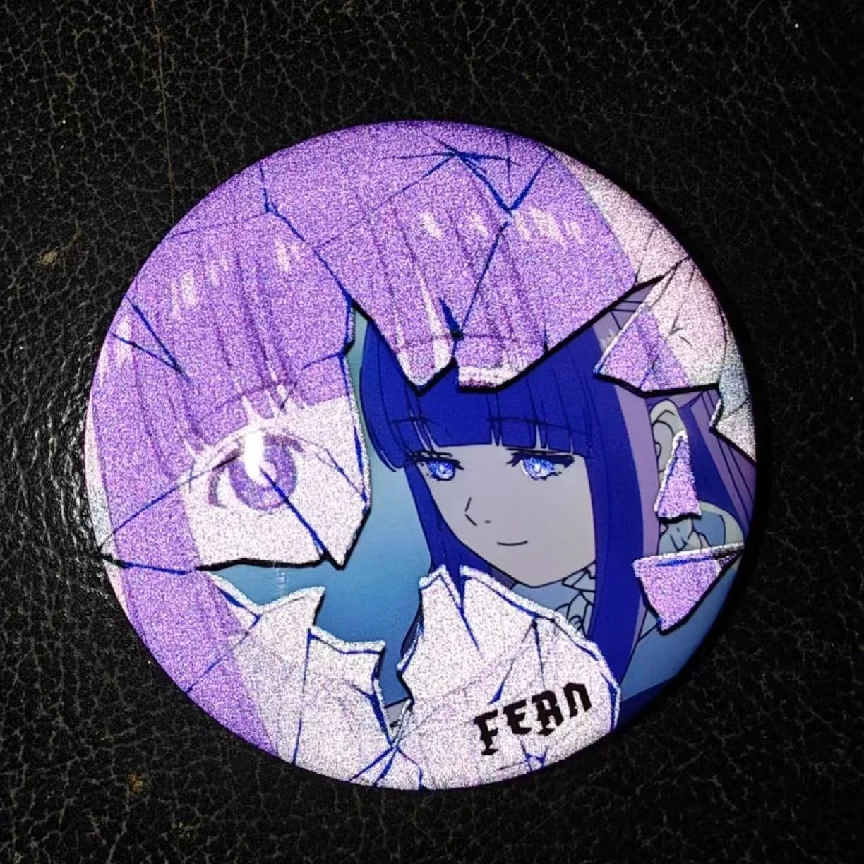 Frieren: Beyond Journey's End ambitus Frieren Himmel Fern Stark زملاء شارة دائرية مكسورة رائعة مستوى مظهر عالي