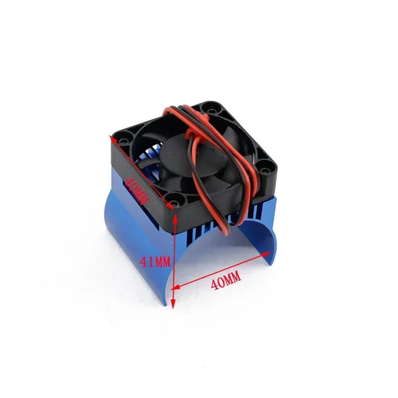 42mm Motor Cooling Fan Heat Sink for Trxs 1/10 E-Maxx E-Revo Summit Arrma 1/8 Kraton Talion Typhon RC Car